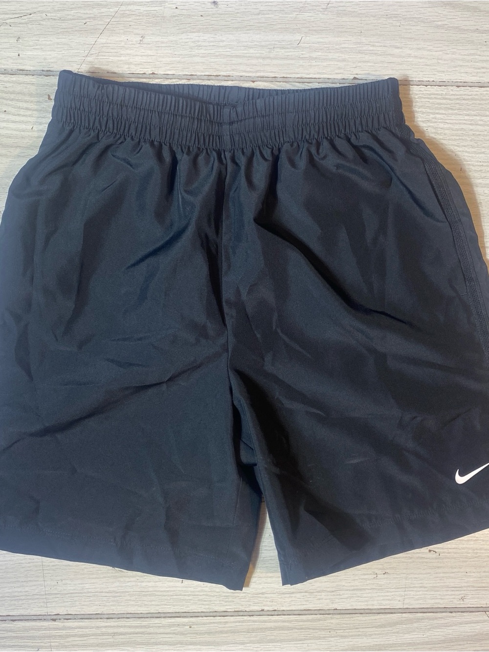 Nike Dri-Fit Youth Athletic Shorts Black Size  L Running Training Pockets